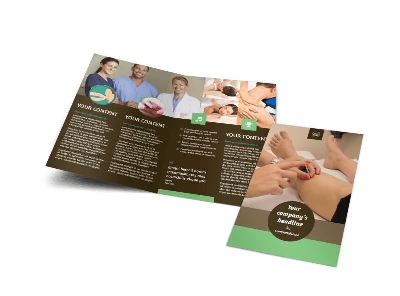Acupuncture brochures template free download
